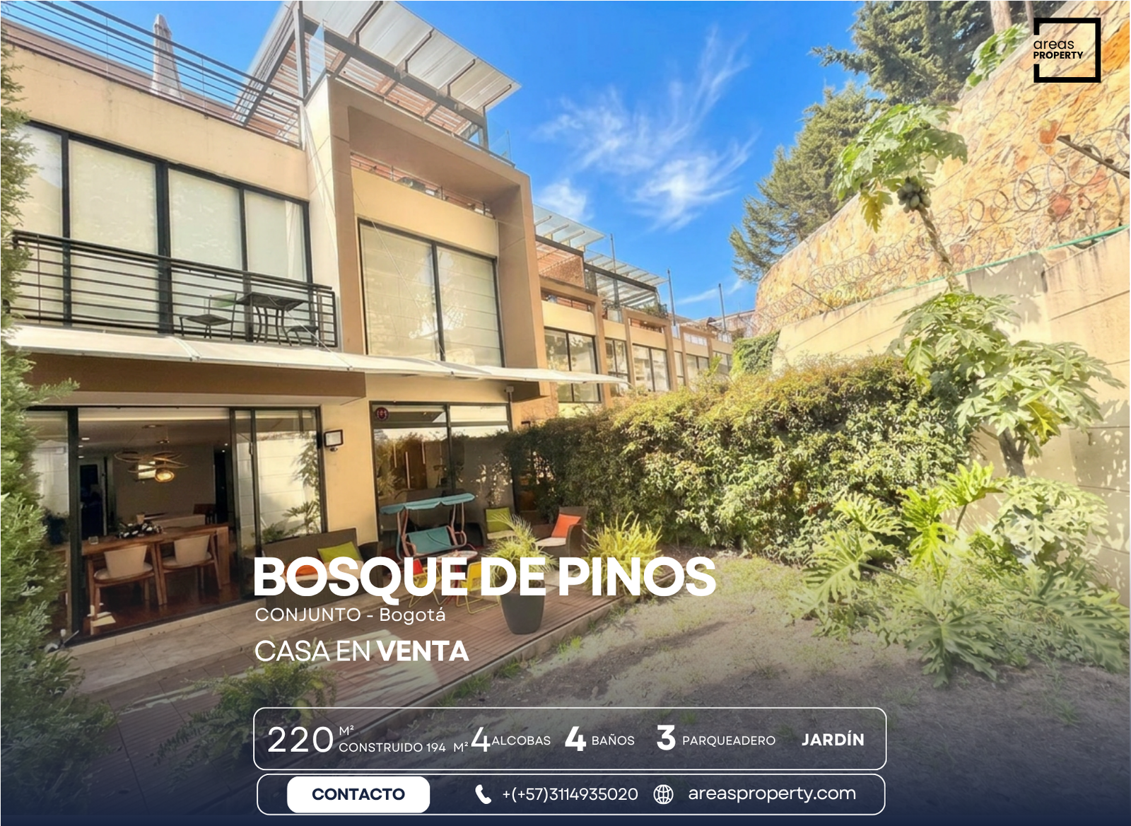 Casa Campestre en Venta en Bosque de Pinos