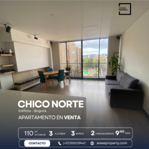 Apartamento en Venta en Chicó Norte Calle 92 (110 m²)