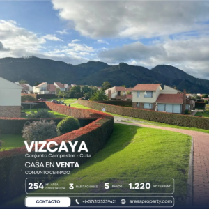 Casa Campestre en Venta en Cota (254 m²)