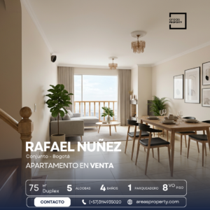 Dúplex 5 Alcobas en Barrio Rafael Núñez