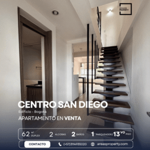 Apto Dúplex en Venta San Diego Centro (62 m² + Depósito 9 m²)
