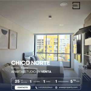 Apto Domotizado 25 m² en Venta cerca a Calle 94