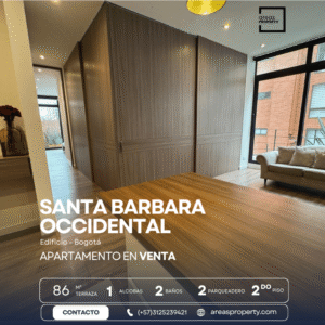 Apto 86 m² + Terraza 20 m² Santa Bárbara Occidental