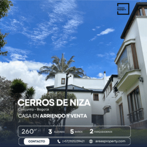 Casa en Venta y Arriendo en Cerros de Niza (260 m²)