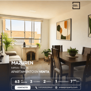 Apartamento de 63 m² en Venta Mazurén  3 Hab