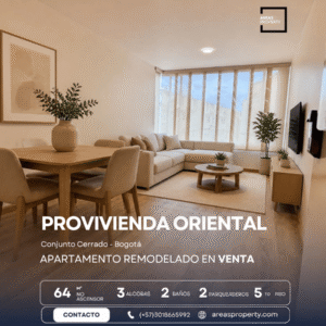 Apartamento Remodelado de 64 m² con Garaje Doble | Provivienda Oriental