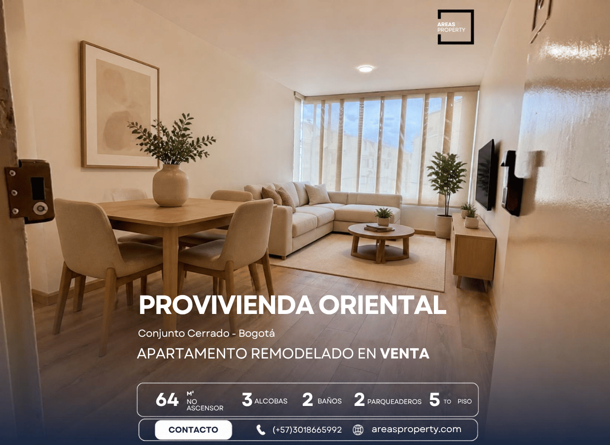 Apartamento Remodelado de 64 m² con Garaje Doble | Provivienda Oriental